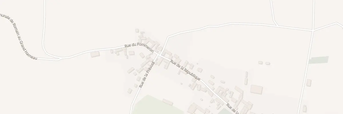 Plan du 32B Rue de la Republique à Romain
