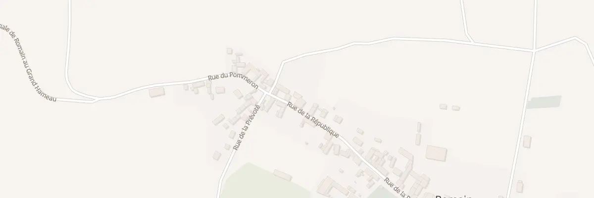 Plan du 32 Rue de la Republique à Romain