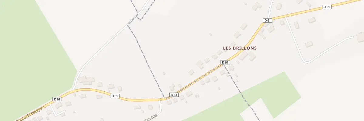 Plan du 9 Les Drillons à Beugnon