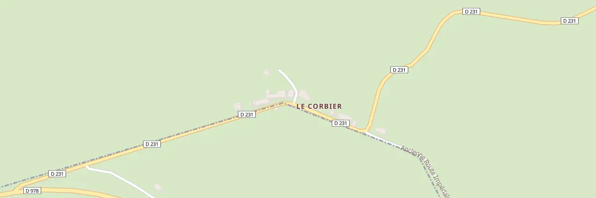 Plan du 164 Le Corbier à Saint-Péreuse