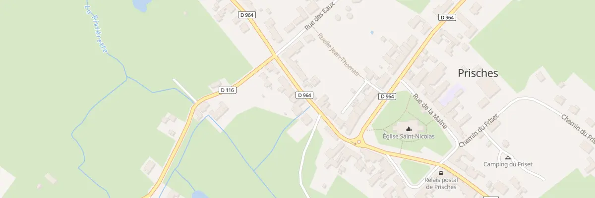 Plan du 9 Rue René Ruelle à Prisches