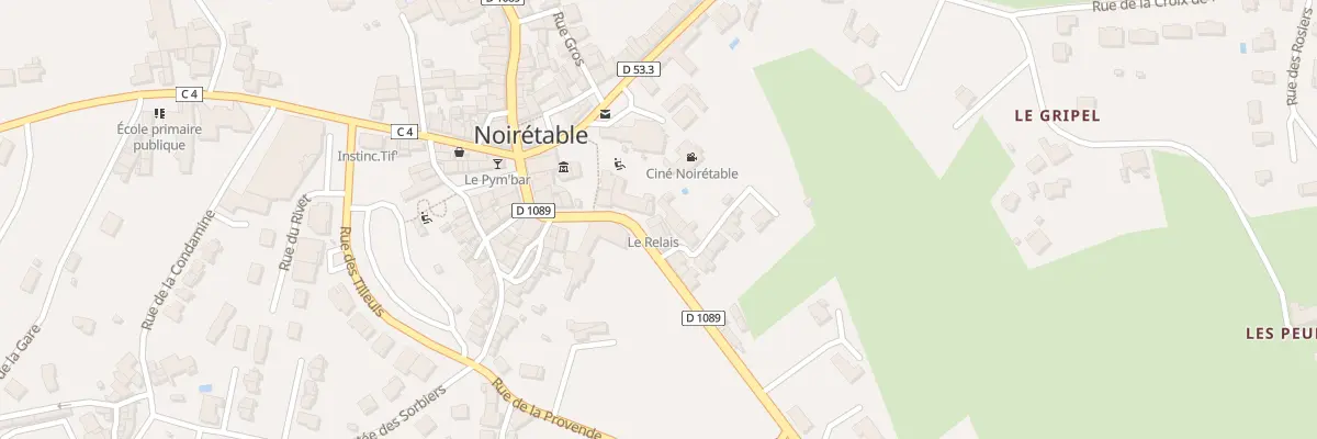 Plan du 21A Rue Claude Peurière à Noirétable