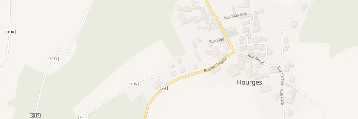 Plan du 6 Rue de Crugny à Hourges