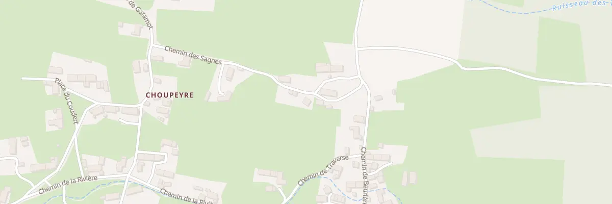 Plan du 5128 Choupeyre à Beurières