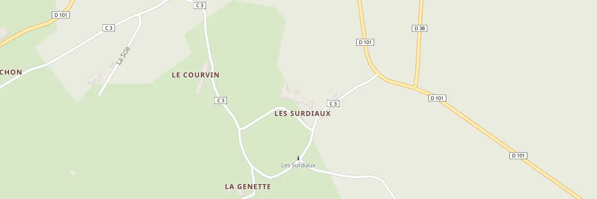 Plan du 248 Les Surdiaux à La Chamba