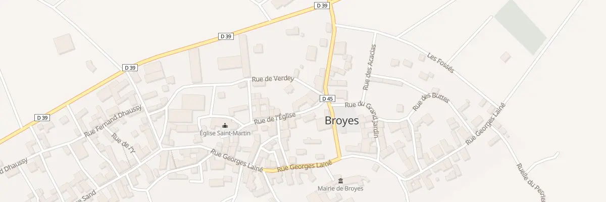 Plan du 11 Rue de l’Eglise à Broyes