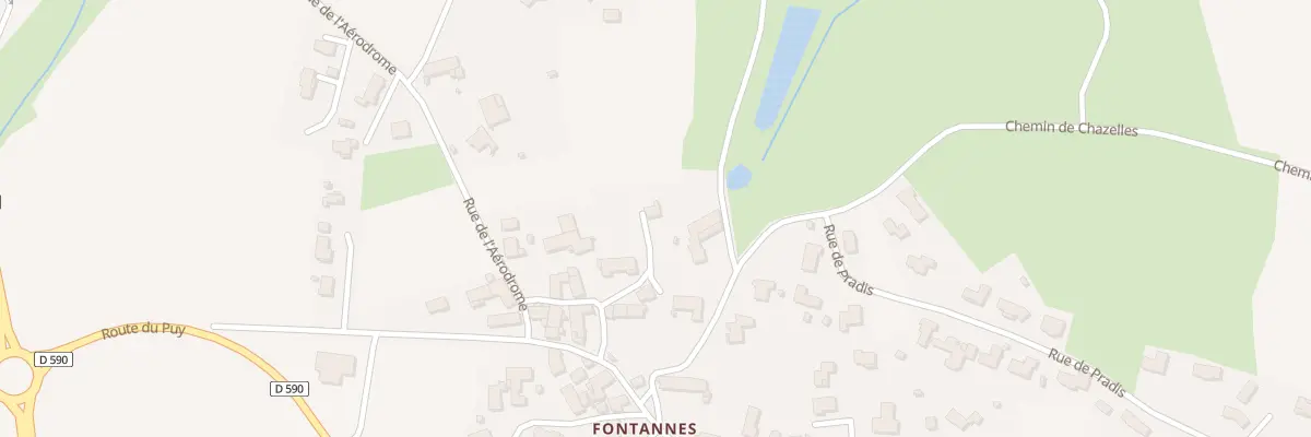 Plan du 11 Rue des Sources à Chaspuzac