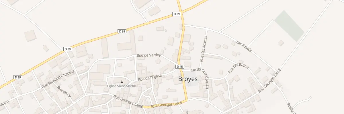Plan du 3 Rue Raymond Aubert à Broyes