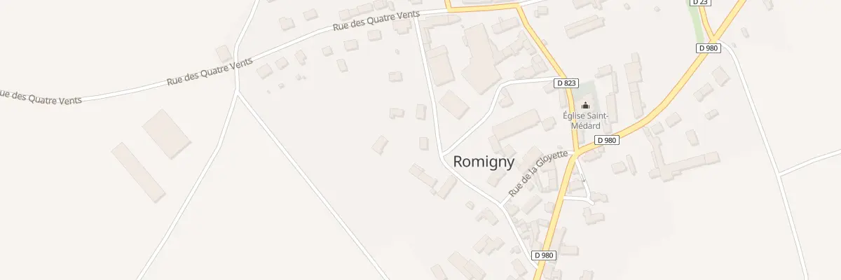Plan du 11 Rue de l’Orme à Romigny