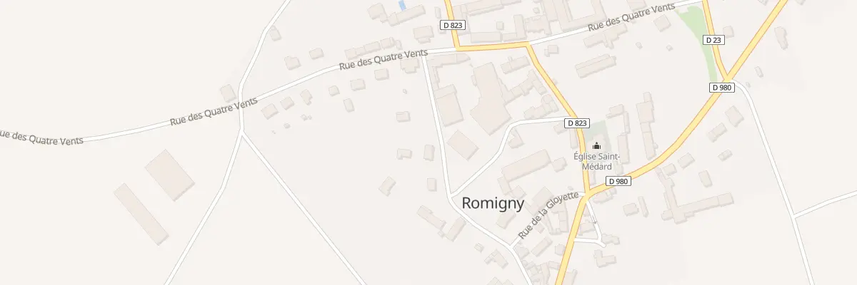 Plan du 13 Rue de l’Orme à Romigny