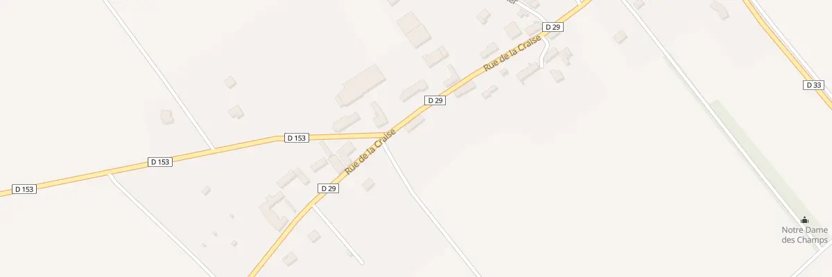 Plan du 31 Rue de la Craise à Prunay-Belleville