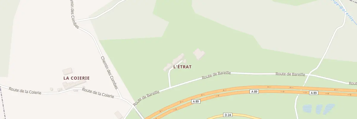 Plan du 3 Che de l’Étrat à Cervières