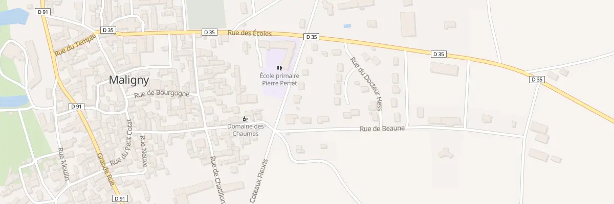Plan du 10 Rue des Coteaux Fleuris à Maligny