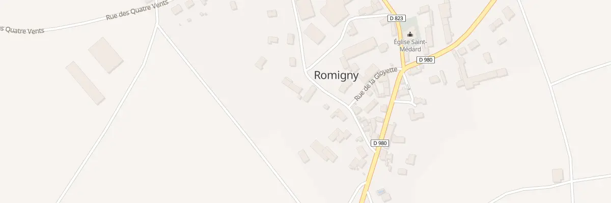 Plan du 7 Rue de l’Orme à Romigny