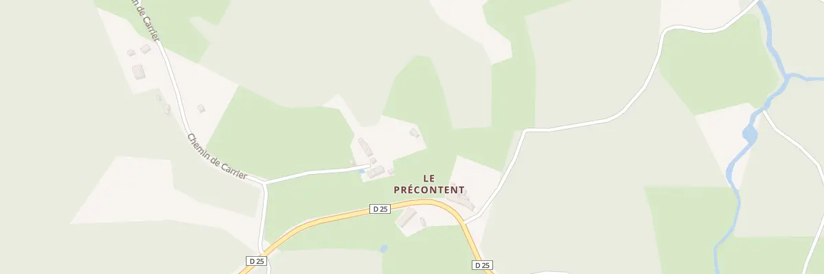 Plan du 17 Rte Nle du Precontent à Arfeuilles