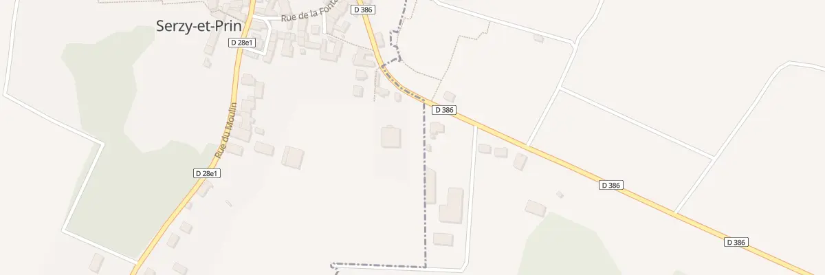 Plan du 82 Rue de Savigny à Serzy-et-Prin