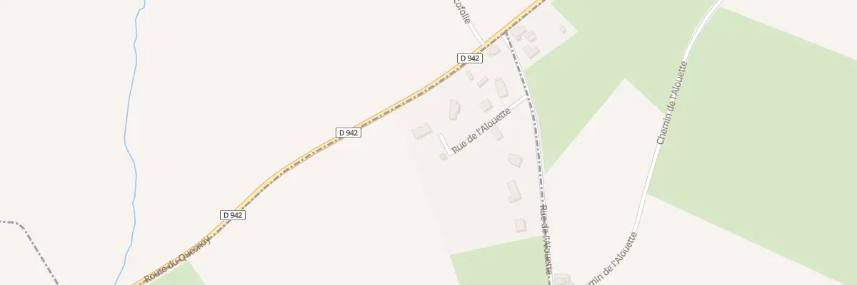 Plan du 5 Rte de le Quesnoy - Bermeries à L’Orée de Mormal