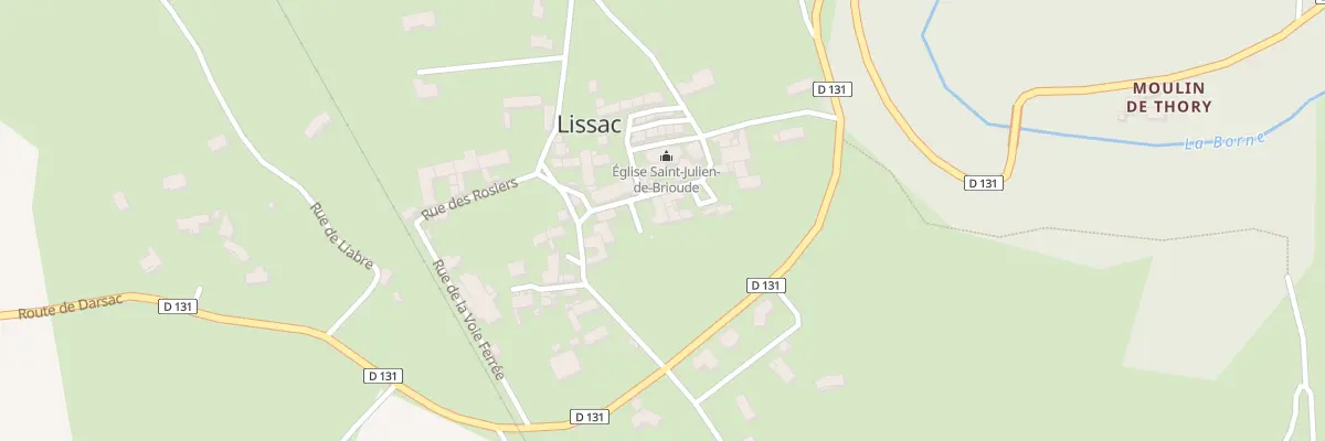 Plan du 5 Pl du Monument à Lissac