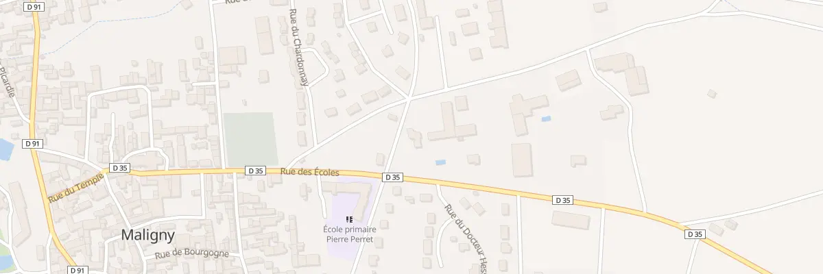 Plan du 9 Rue des Ecoles à Maligny