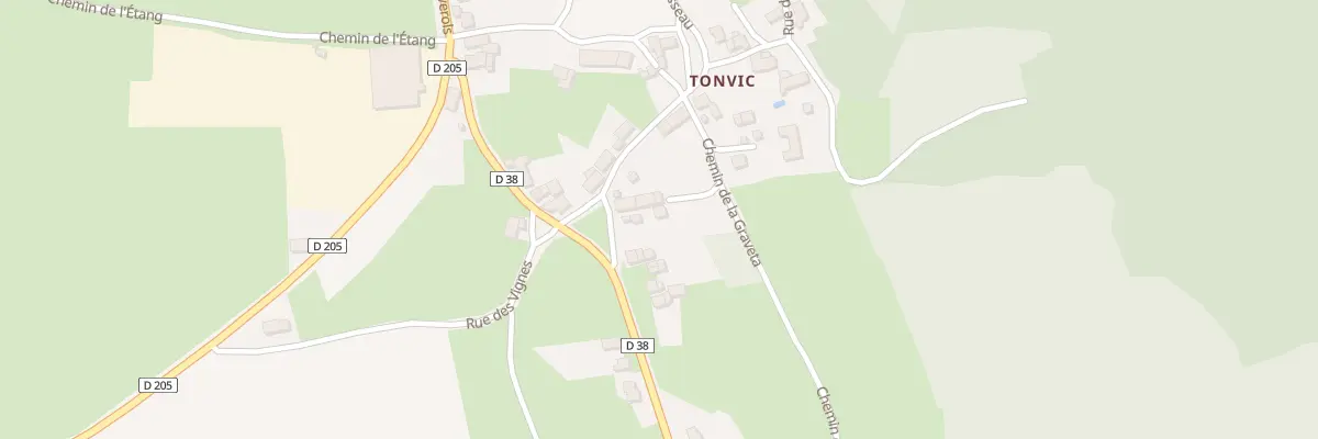 Plan du 5025 Tonvic à Chaumont-le-Bourg