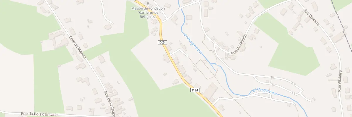 Plan du 38 Rue de la Place à Bellignies