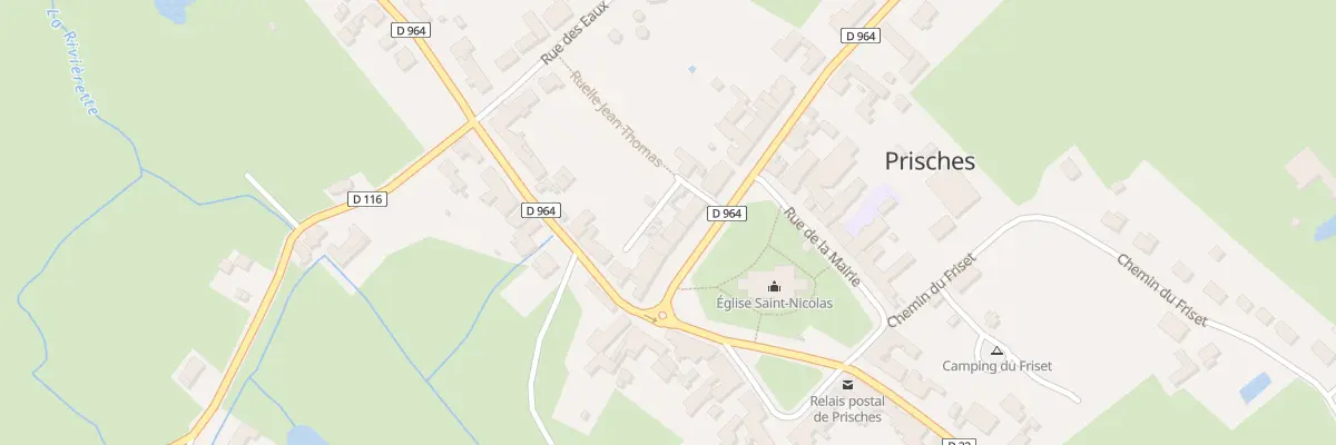 Plan du 7 Pl La Place à Prisches