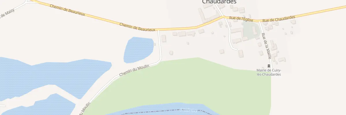 Plan du 5 Le Moulin d’Aisne à Cuiry-lès-Chaudardes