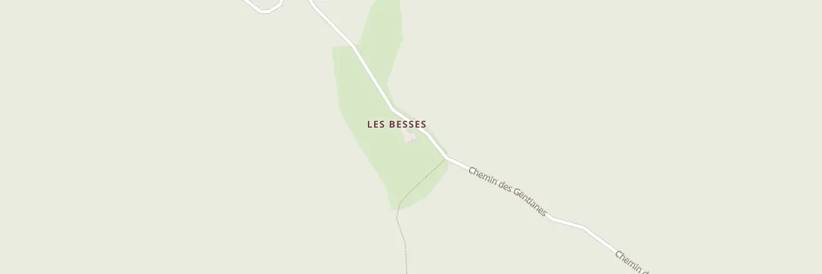 Plan du 5200 Les Besses au Brugeron