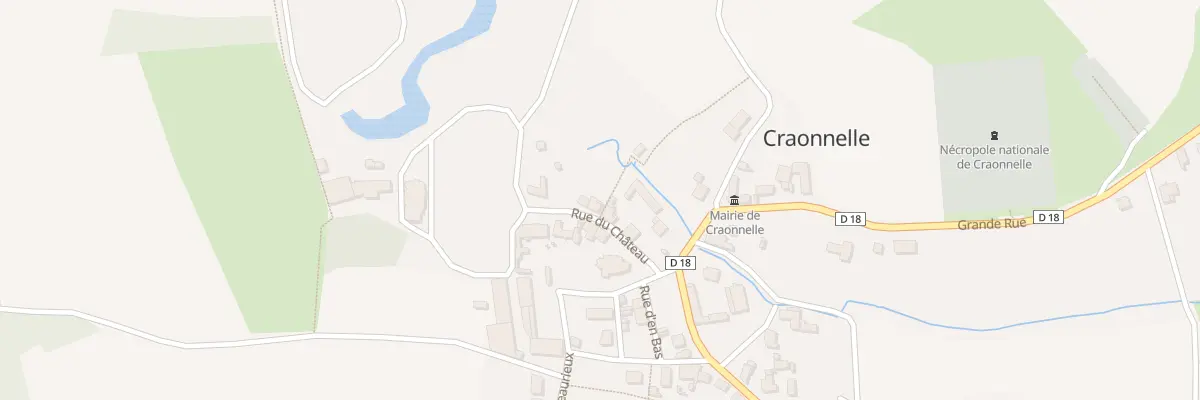 Plan du 6 Rue du Château à Craonnelle