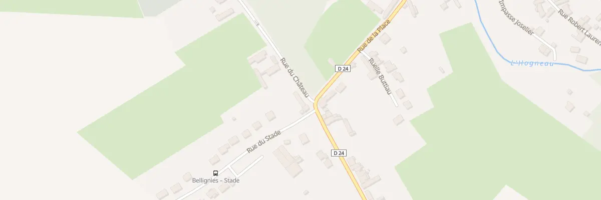 Plan du 3 Rue du Chateau à Bellignies