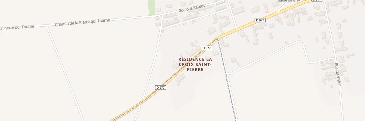 Plan du 5 N Route Nationale à Gizy