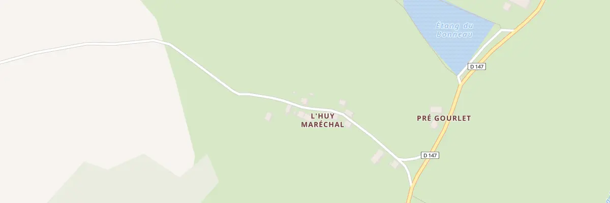 Plan du 147 L’Huy Marechal à Pouques-Lormes