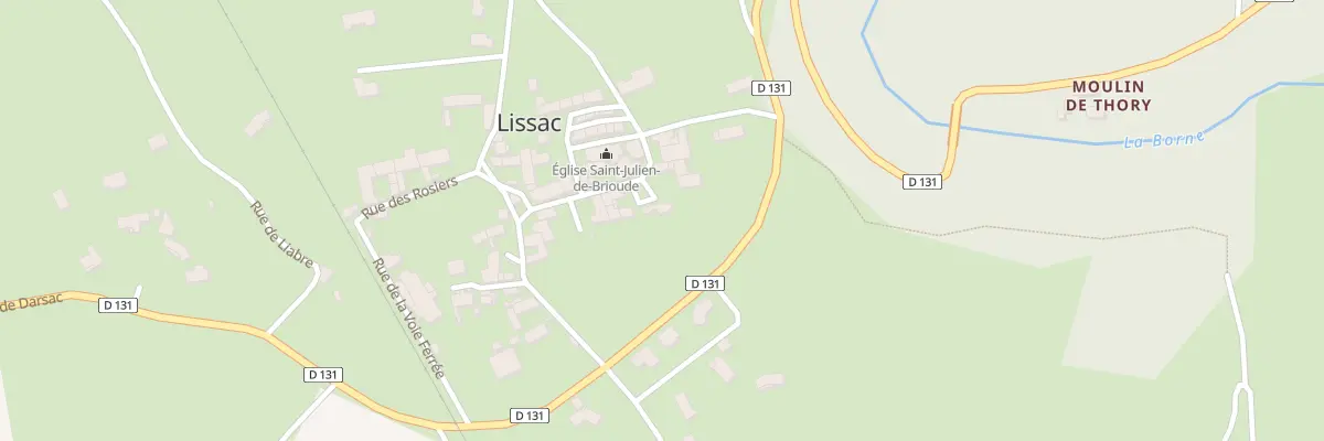 Plan du 9007 Pl du Vieux Cimetiere à Lissac