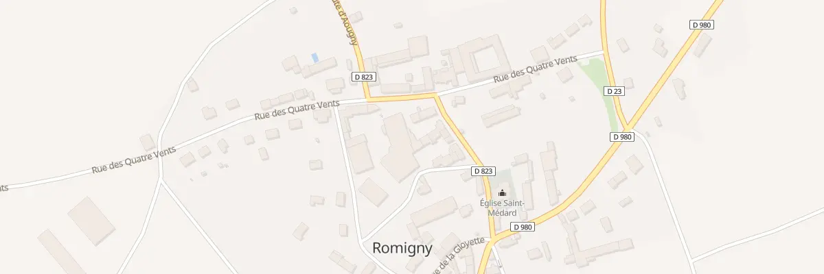 Plan du 1 Cr du Pressoir à Romigny