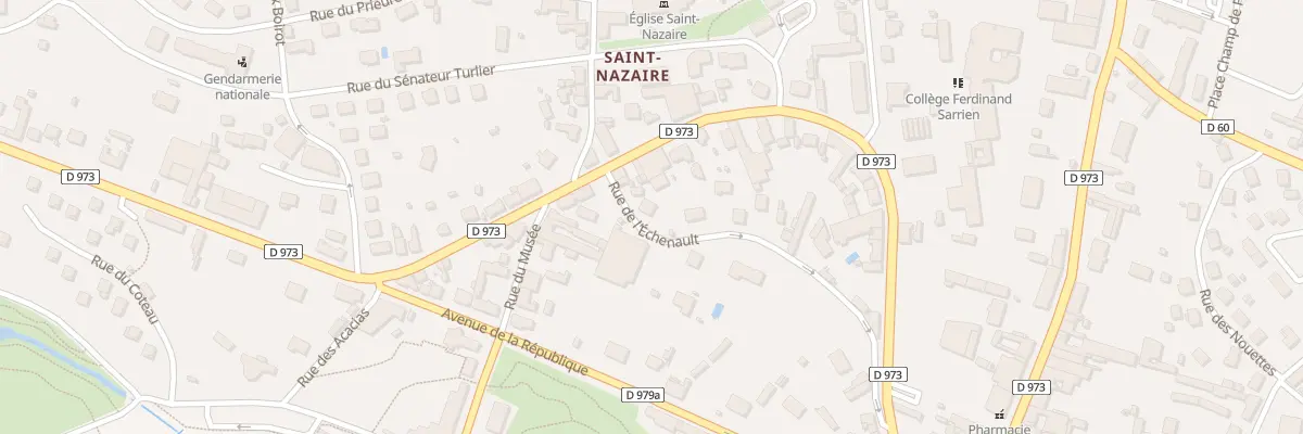 Plan du 22 Rue de l’Échenault à Bourbon-Lancy
