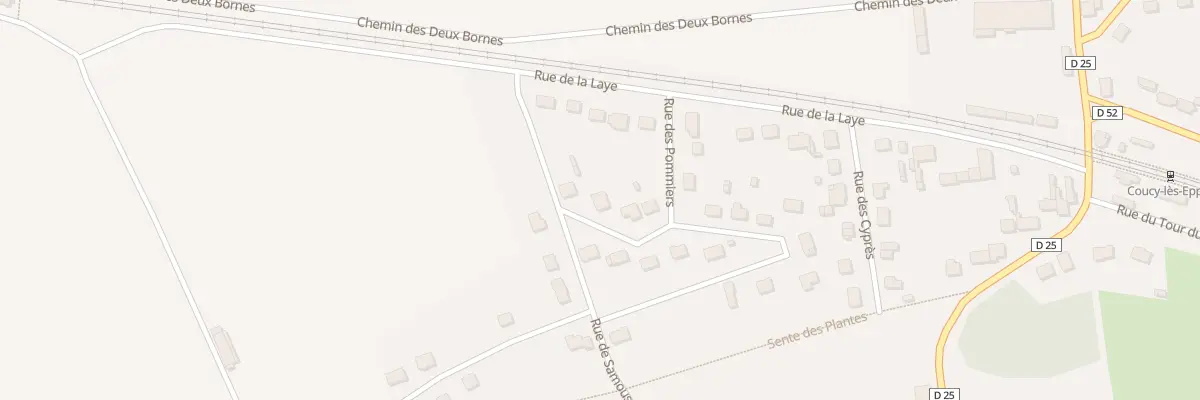 Plan du 39 Rue des Erables à Coucy-lès-Eppes