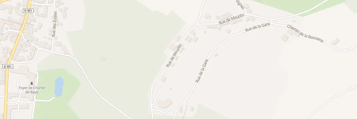 Plan du 14 Rue de Mourlin à Baye