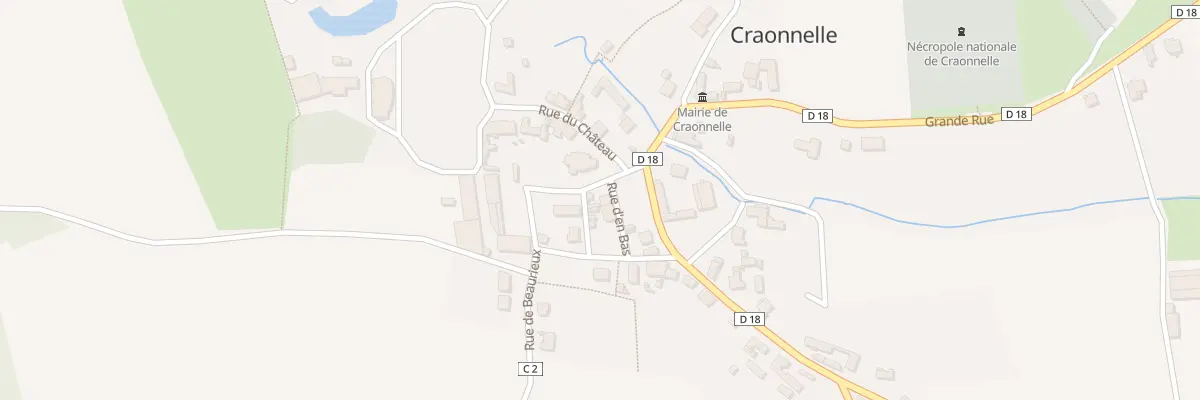 Plan du 2 Rue d’En Bas à Craonnelle