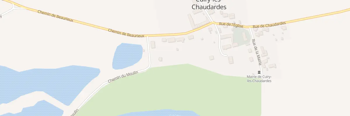 Plan du 6 Che de Beaurieux à Cuiry-lès-Chaudardes