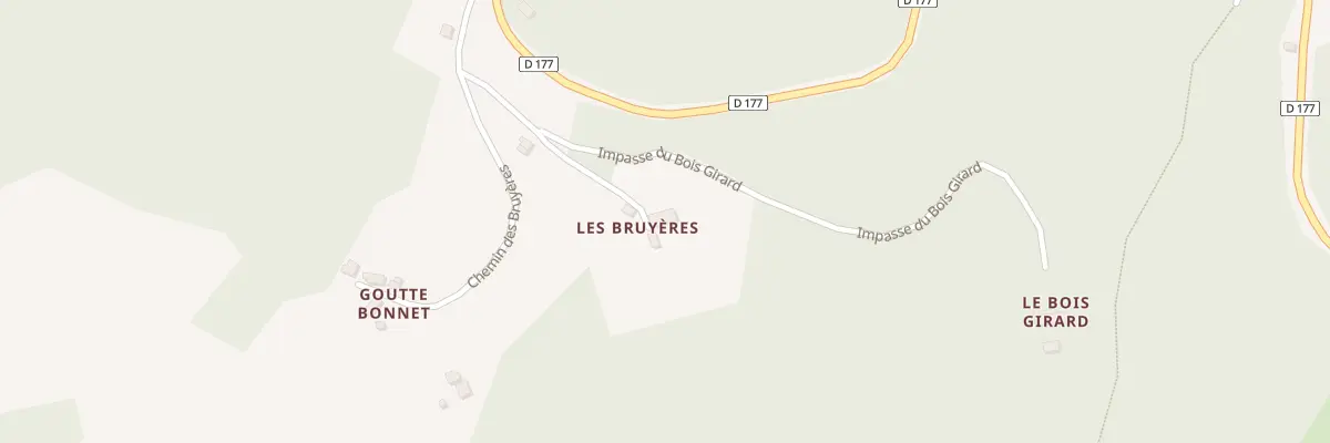 Plan du 2 Imp du Bois Girard à La Chabanne