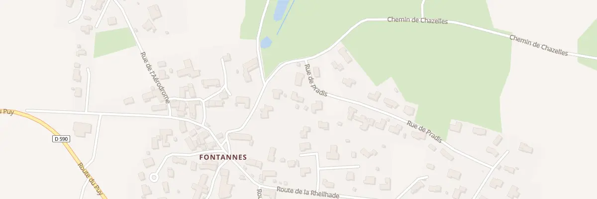 Plan du 4 Rue des Pradis à Chaspuzac