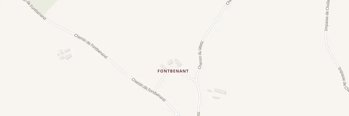 Plan du 5261 Fontbenant à Saligny-sur-Roudon