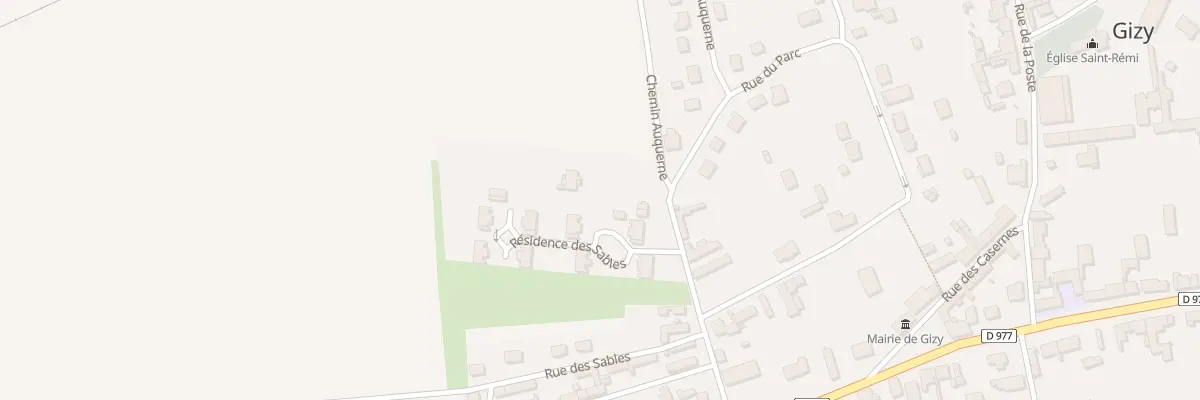 Plan du 27 Rue des Sables à Gizy