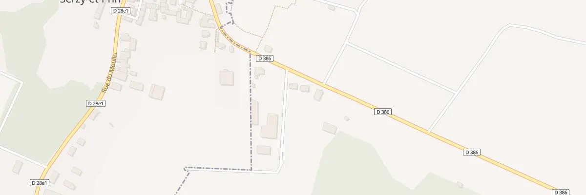 Plan du 5 Rte de Serzy à Savigny-sur-Ardres
