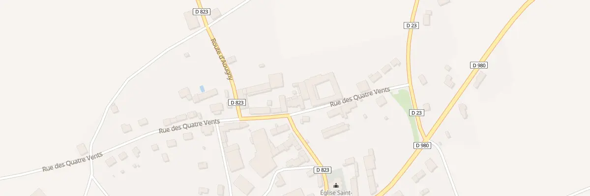 Plan du 10 Rue des Quatre Vents à Romigny