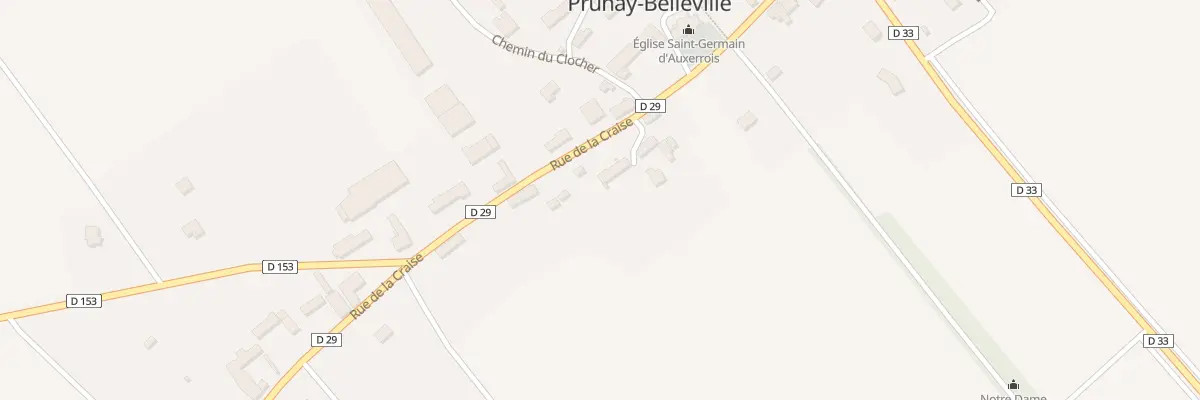 Plan du 23 Rue de la Craise à Prunay-Belleville