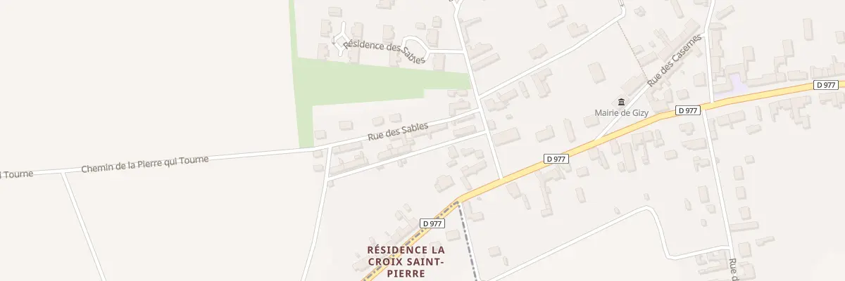 Plan du 17 Rue des Sables à Gizy