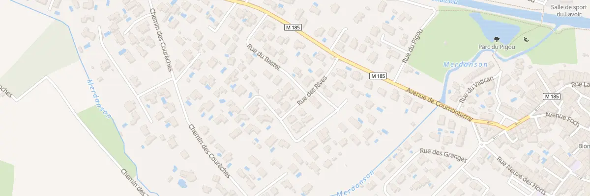 Plan du 176 Rue du Bastet à Fabrègues