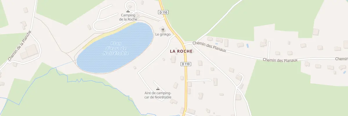 Plan du 8 La Roche à Noirétable