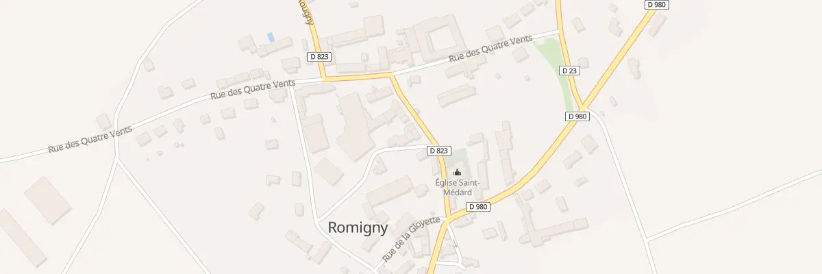 Plan du 5055 Le Village à Romigny
